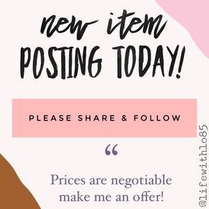 🛑NEW ITEMS POSTING TODAY!!🛑